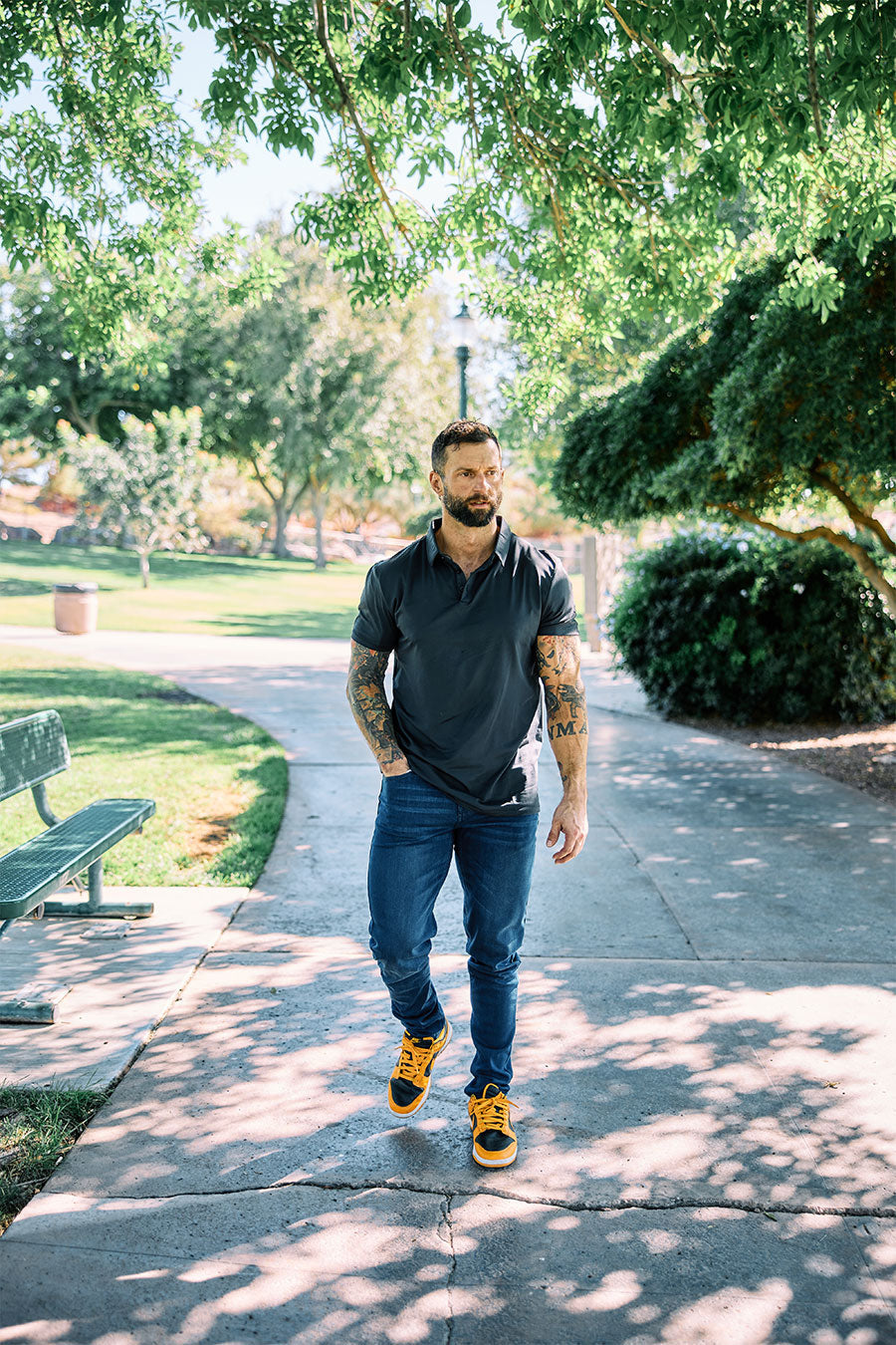 Boot Cut Athletic Fit Jeans