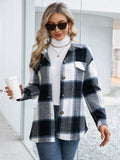 Ivy Lane Plaid Button Up Shacket – Cozy Long Sleeve Fall Layering