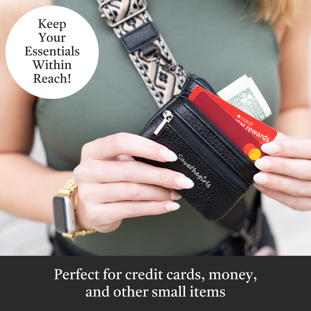 Clip & Go Strap w/Zippered Pouch XOXO