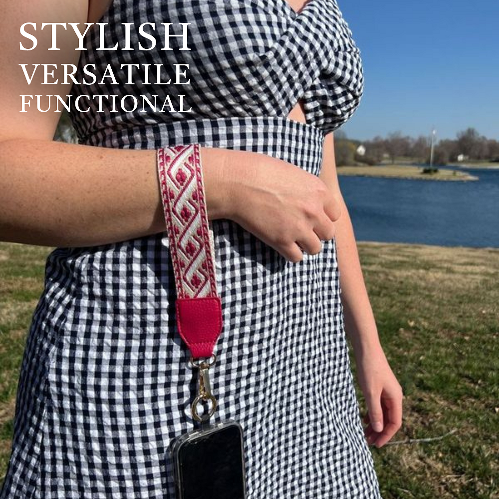 Clip & Go Strap w/Zippered Pouch XOXO