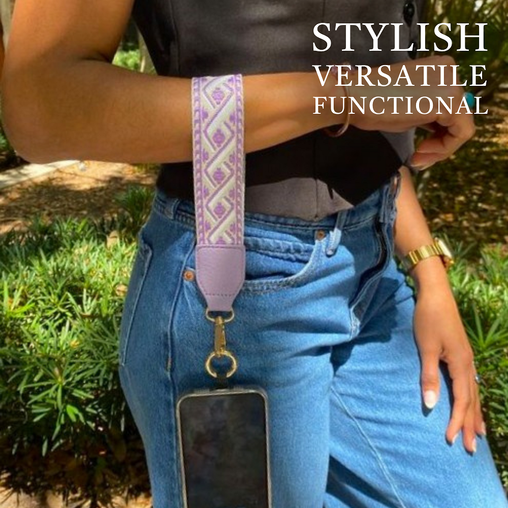 Clip & Go Strap w/Zippered Pouch XOXO