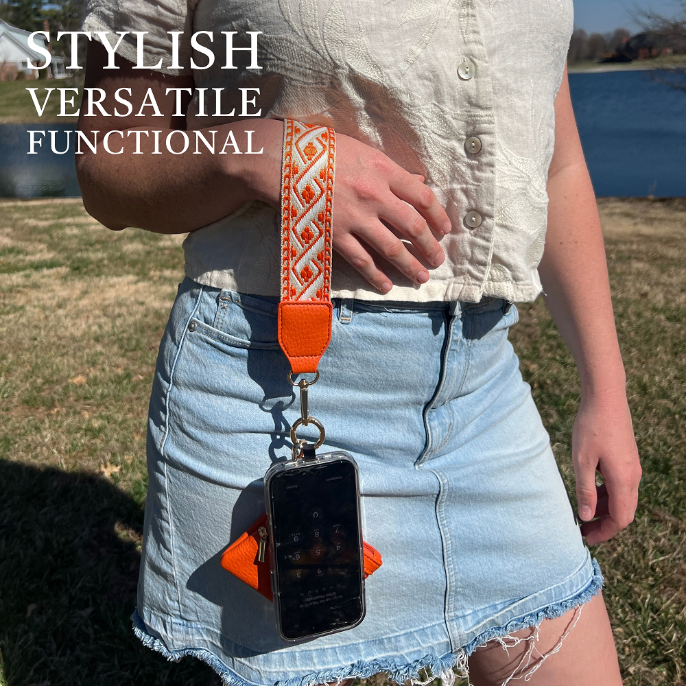 Clip & Go Strap w/Zippered Pouch XOXO