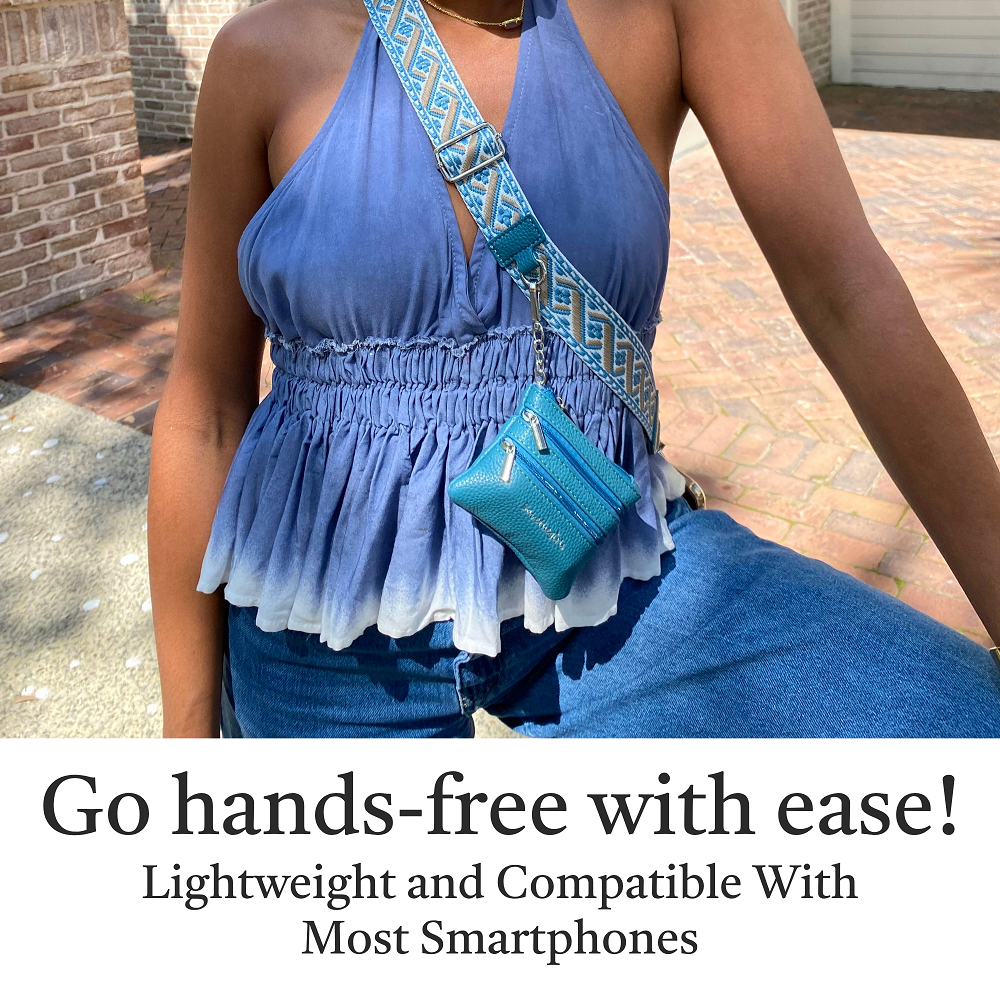 Clip & Go Strap w/Zippered Pouch XOXO