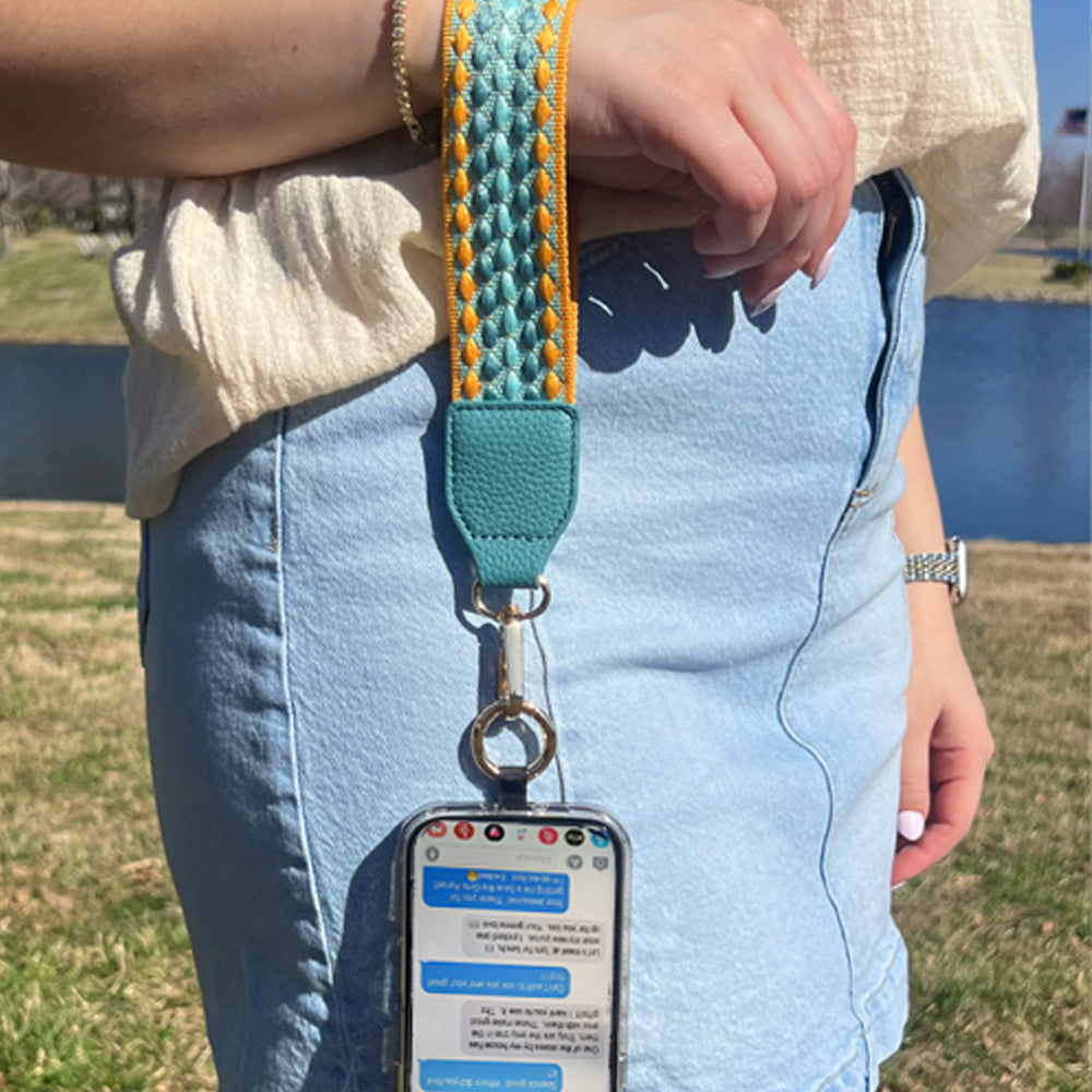 Clip & Go Strap w/Zippered Pouch Fun Dots