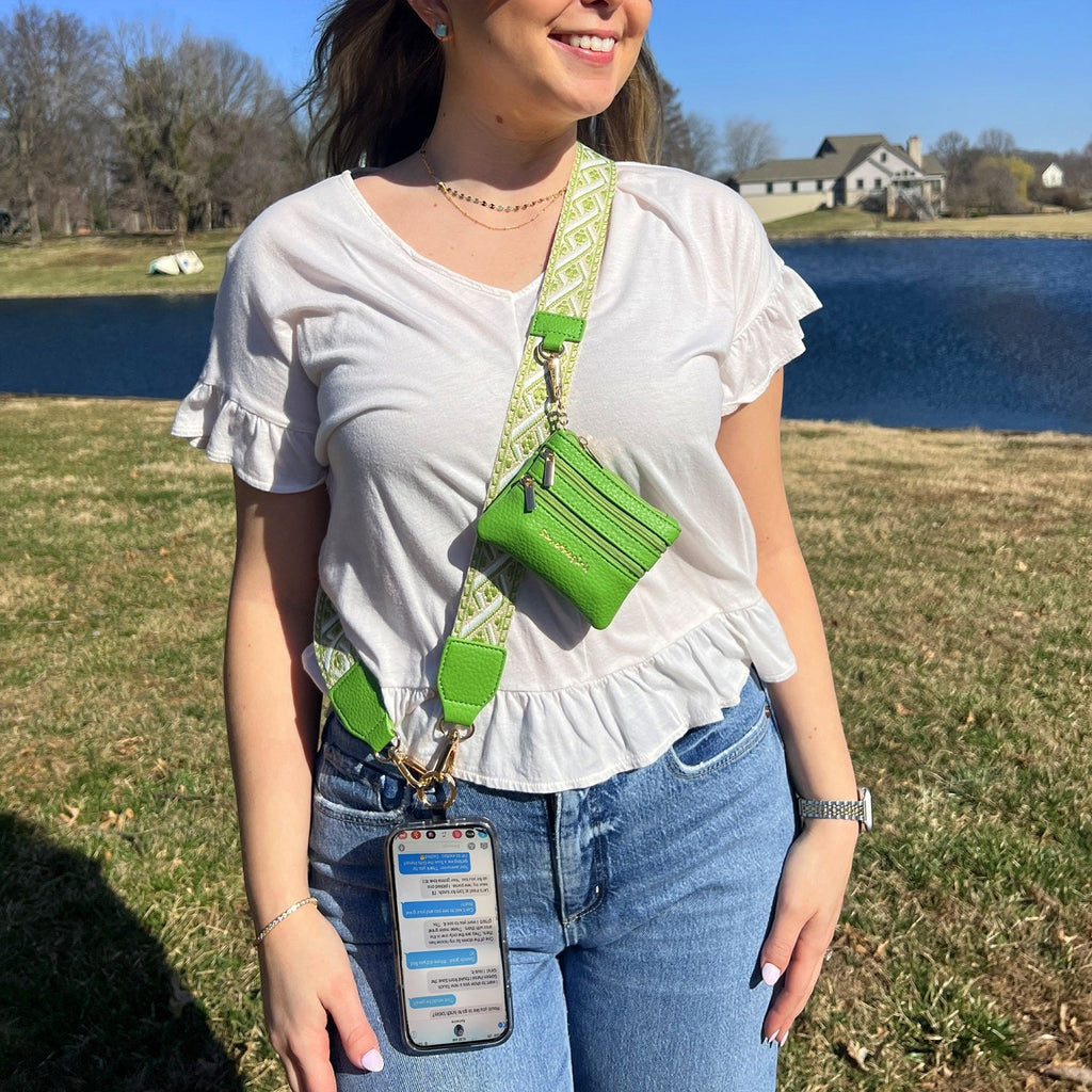 Clip & Go Strap w/Zippered Pouch XOXO