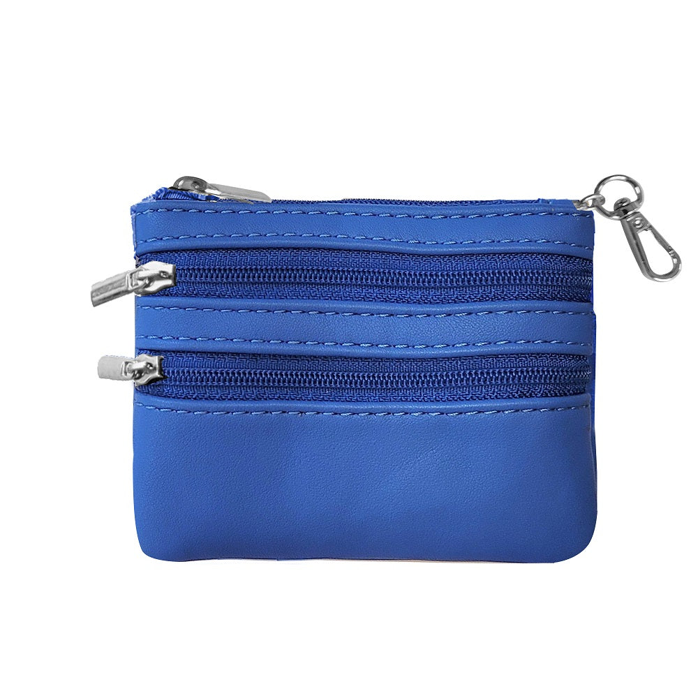 Zippered Pouch - Ocean Blue