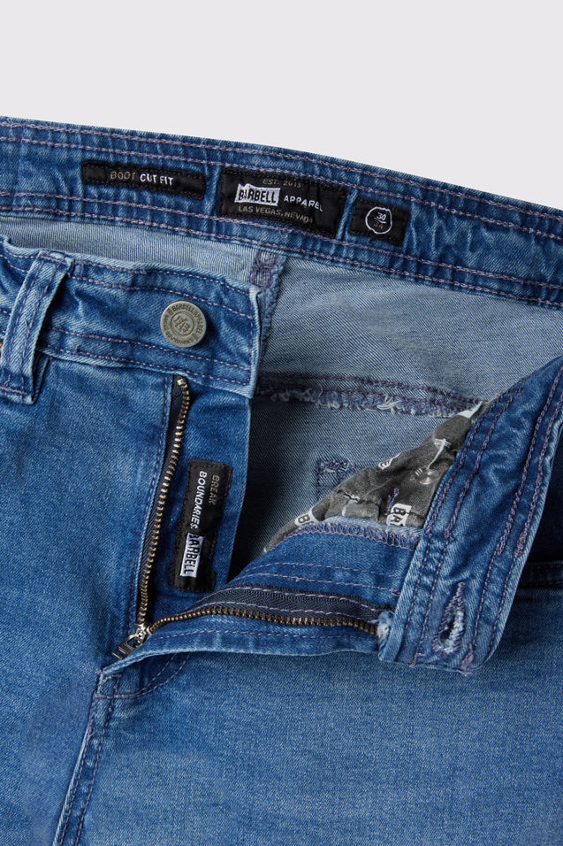 Boot Cut Athletic Fit Jeans