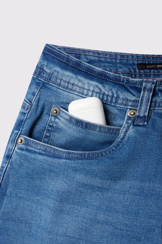 Boot Cut Athletic Fit Jeans