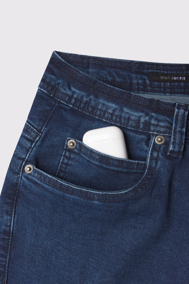 Boot Cut Athletic Fit Jeans